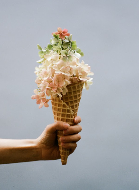 ＊Kinfolk Magazine的即融冰淇淋：春意馬卡龍花卉甜筒！ 6