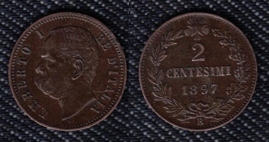 Mi colección de monedas italianas. 2%20centesimi%201897