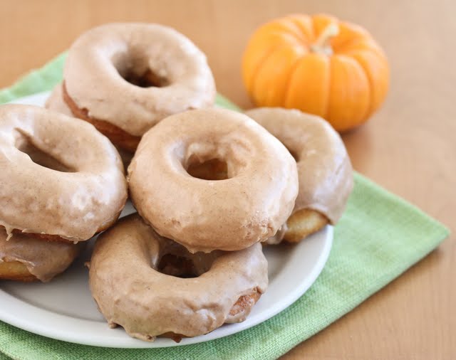 close-up photo of a plate of donuts