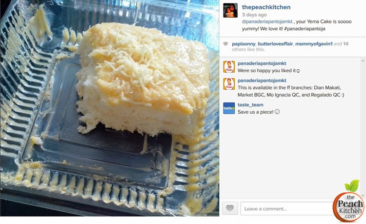Panaderia Pantoja's Yema Cake on Instagram | www.thepeachkitchen.com
