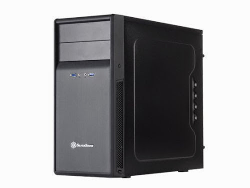  Silverstone Tek Micro-ATX/Mini-ITX Mid Tower Computer Case with Foam Padded Side Panel (PS09B)