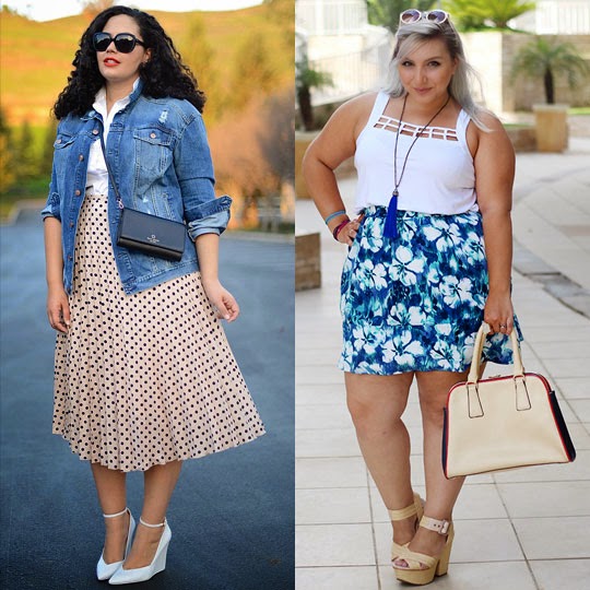 moda plus size como usar estampas