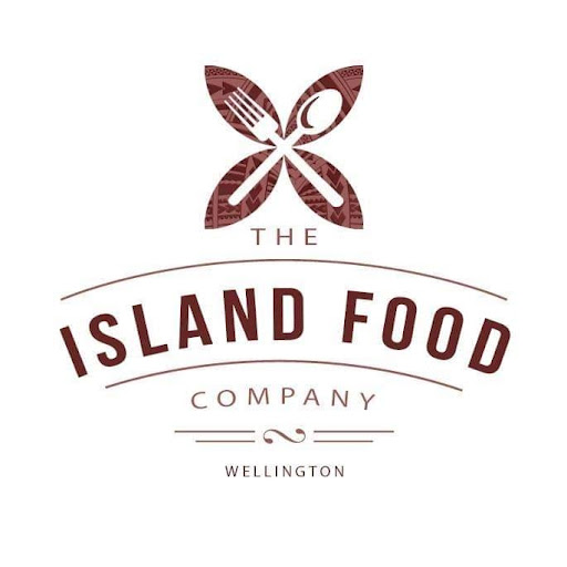 The island food catering company logo