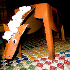 Denise Fleming turned this box into a horse!