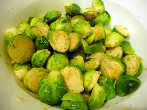 Maple Roasted Brussels Sprouts