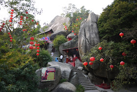 Temple at Jingshan Park in Zhuhai, China