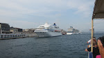 The boat in front isn't our ship - the big mutha in the background is The boat in front isn't our ship - the big mutha in the background is