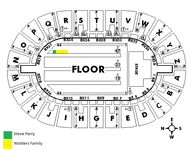 Barton Coliseum Seating Chart