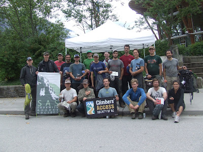 The CACBC and SAS trail day crew