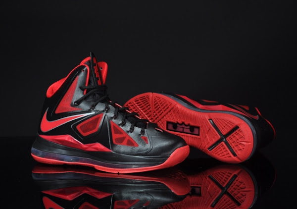 Nike LeBron X 8211 Black  Red 8211 Available Early in Europe