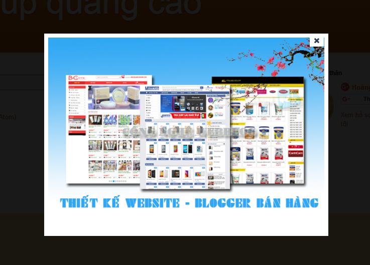 [Blogger] Popup Quảng cáo giữa màn hình cho website, blogspot kiểu 1 Popoup-quang-cao-giua-websit