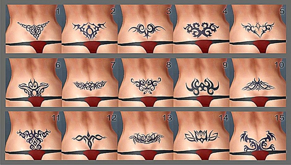 Free Pictures Of Lower Back Tattoos 75