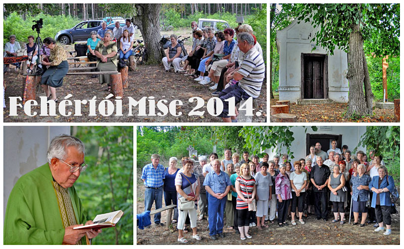 Fehértói Mise 2014 a kiskápolnában