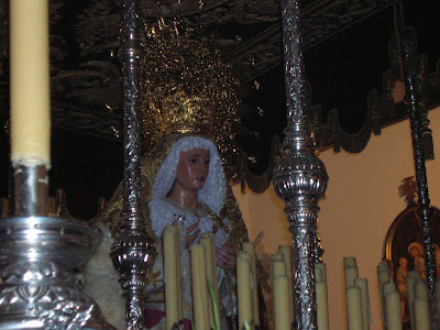 Ntra.Sra de la Amargura en el interior de los Salesianos de Pozoblanco en la Semana Santa del 2007. Foto: Pozoblanco News, las noticias y la actualidad de Pozoblanco (Córdoba)* www.pozoblanconews.blogspot.com