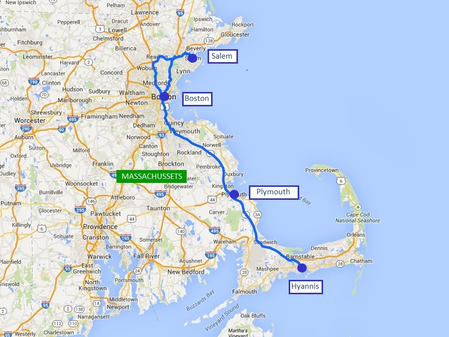 Boston-Salem-Cape Cod - Costa este de EEUU: 3250 millas de Boston a los Cayos de Florida (1)