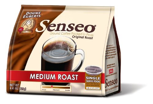 Senseo Coffee Pods, Medium Roast,18 Count (Pack of 6)