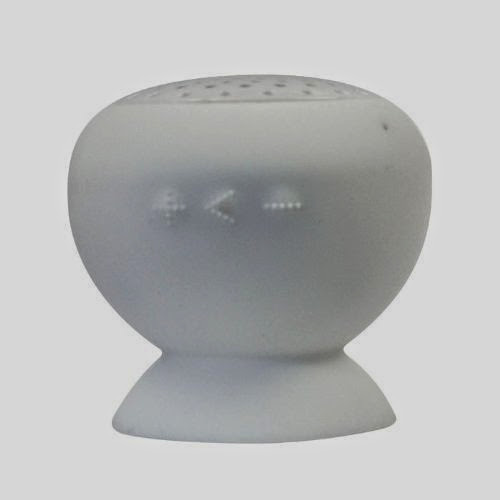  Zhipingshop Hot Salemini Mushroom Bluetooth Speaker Wireless Hands Free Waterproof Silicone Suction (white)