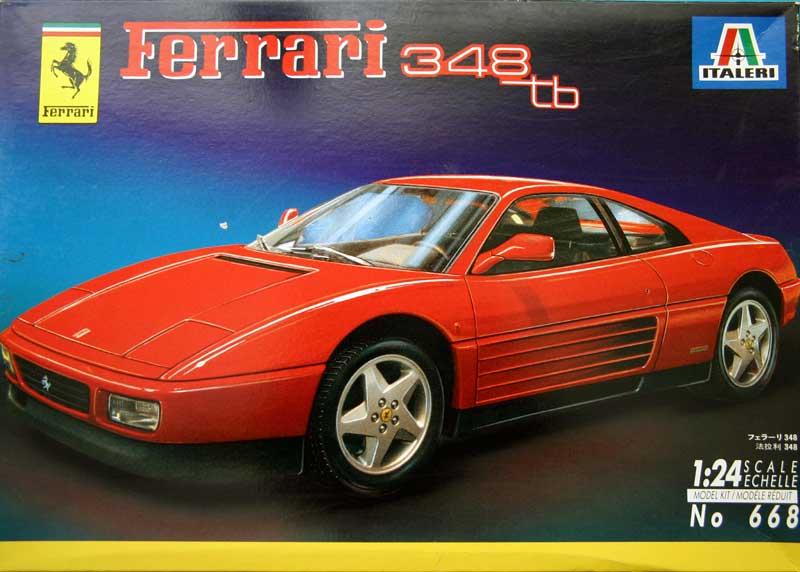 Ferrari 348 TB Italeri 1/24 Réf.668 Boxart