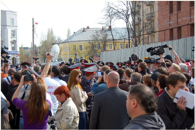 Митинг в Астрахани