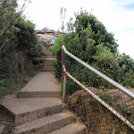 Steps leading up the The Gap Bluff (256610)