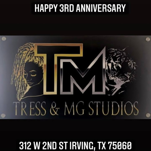 Tress & MG Studios logo