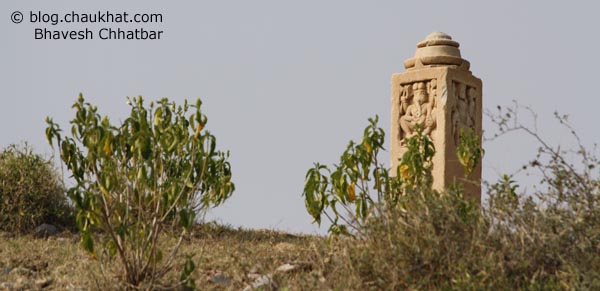 Bhangarh - Carved Pillar