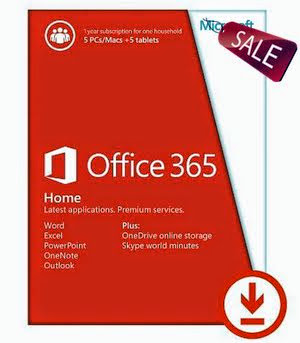 Microsoft Office 365 Home 1yr Subscription [Download]