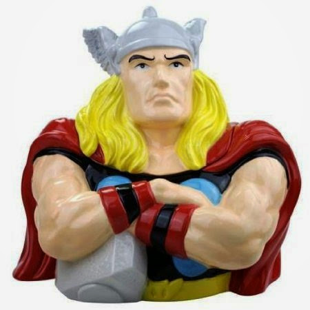  Special Gift Marvel 10.5 Inch Mighty Thor Collectible Cartoon Superhero Cookie Jar
