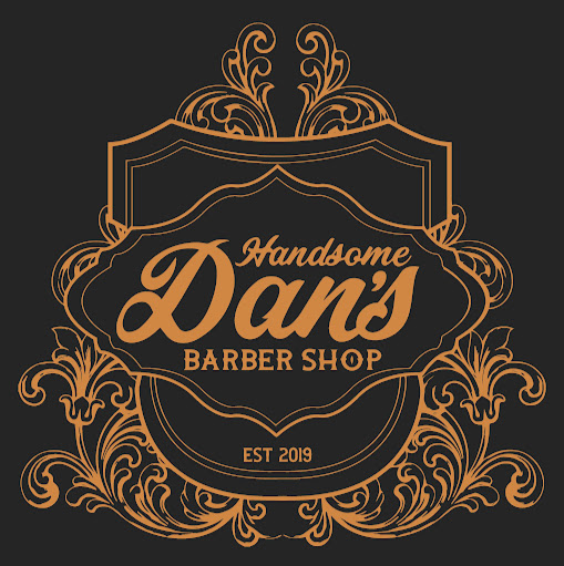 Handsome Dan's Barbershop logo