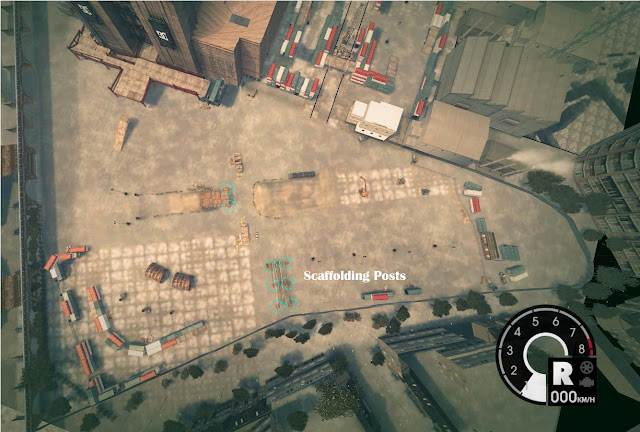 แนะนำตำแหน่งการทำ Mission Object ใน Parking Lot Zone 1 พร้อมแผนที่ 21ScaffoldingPosts