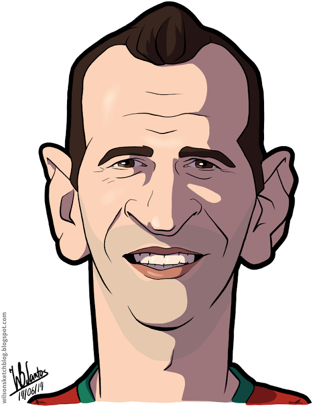 Cartoon caricature of Eduardo. Cartoon caricature of Eduardo.