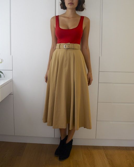 DIY Full Mini Skirt | A Pair & A Spare