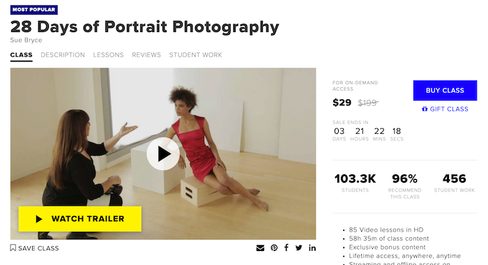 CreativeLive 28 Days of Portrait Photography