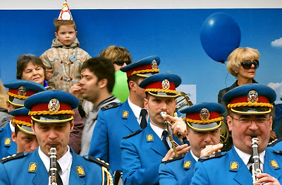 military orchestra in Knez Mihalova street