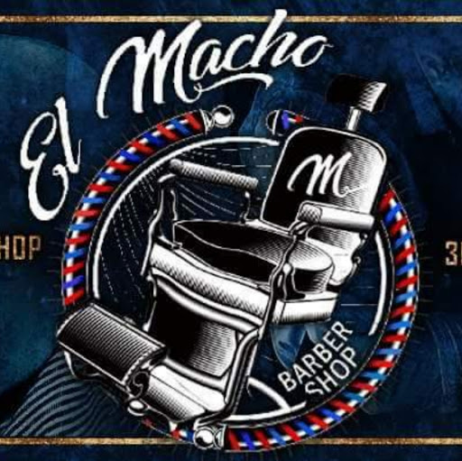 El Macho Barbershop logo