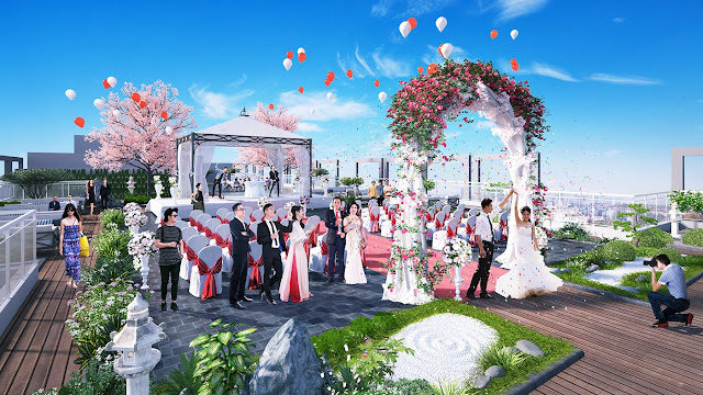 Trung tâm sự kiện trên mái của 201 Minh Khai Trung tâm sự kiện trên mái của 201 Minh Khai