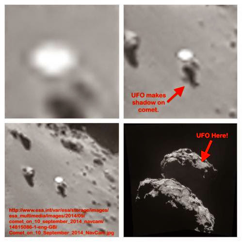 Ufo At Comet 67P Churyumov Gerasimenko Sept 2014 Ufo Sighting News