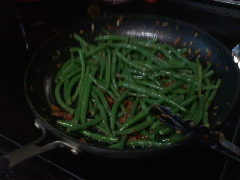 Green Beans and bacon