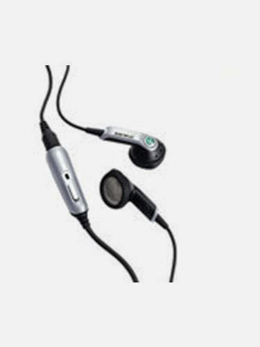  Sony Ericsson HPM-64 Walkman Handsfree Stereo Headset in Silver with Black