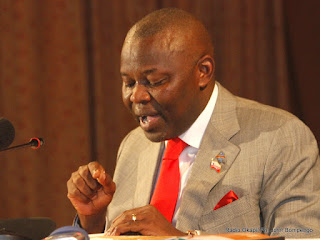 Vital Kamerhe le 5/10/2012 à Kinshasa, lors d’une déclaration politique. Radio Okapi/ Ph. John Bompengo
