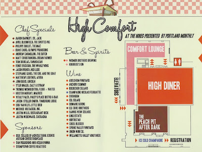 The layout of the High Comfort event at Feast 2013