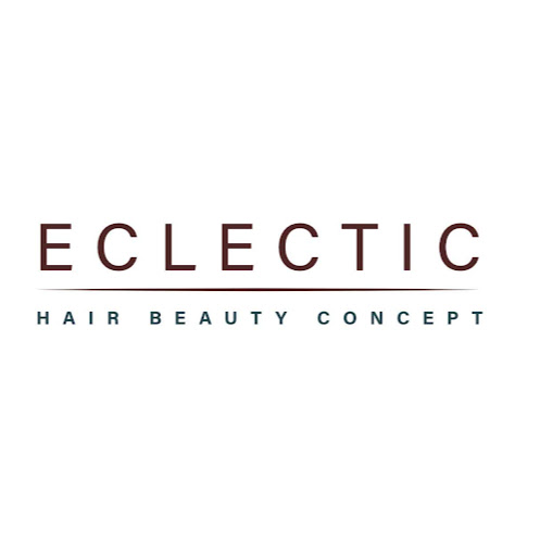 Eclectic hair beauty concept logo
