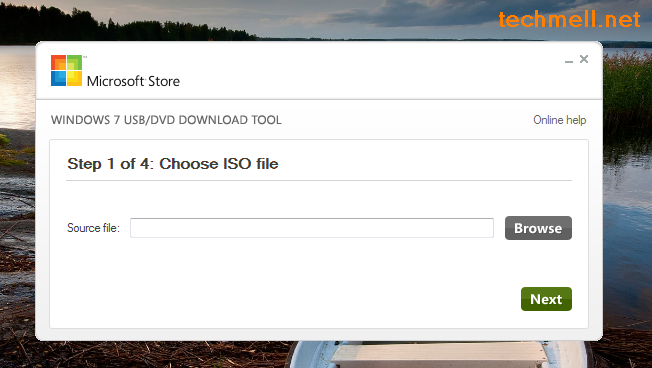 Select ISO File for Bootable Flash Drive for Windows 8.1