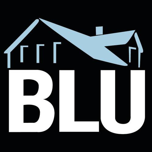 BLU roofing logo