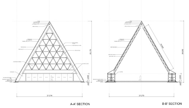 nhà thờ bằng giấy shigeru ban