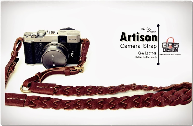 สายสะพายกล้องหนังแท้ Artisan Leather Camera Strap  [Hand made]  