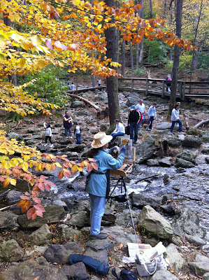 Painting Cunningham Falls Painter at Cunningham Falls