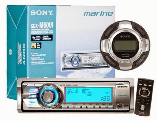  Sony Marine Package: CDX-M60UI + RM-X60M/L Marine Commander