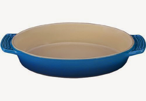  Le Creuset PG1040S-2459 Stoneware Oval Dish, 1-Quart, Marseille