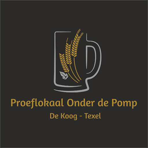 Proeflokaal Onder de Pomp de koog Texel logo